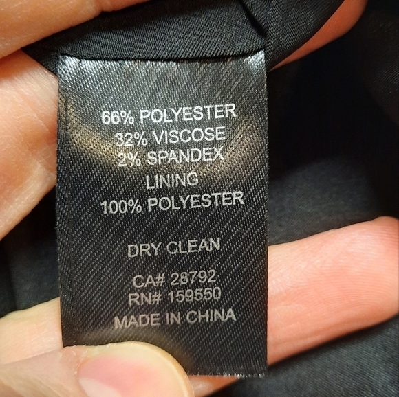 Maison D'Amelie Women's Blazer Checkered Black White Size Small - Picture 7 of 7